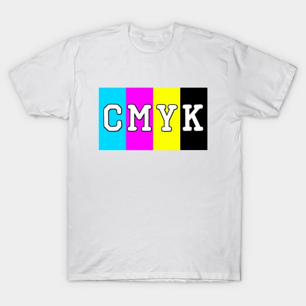 CMYK T-Shirt by Friki Feliz